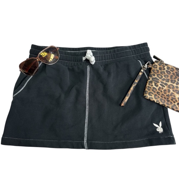 PLAYBOY Dresses & Skirts - Playboy by pacsun black mini skirt